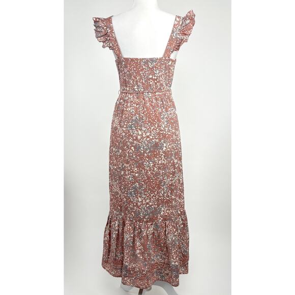 Cleobella Sophia Midi Dress in Pink Size Small - Picture 4 of 14